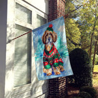 Petit Basset Griffon Vendeen Christmas House Flag