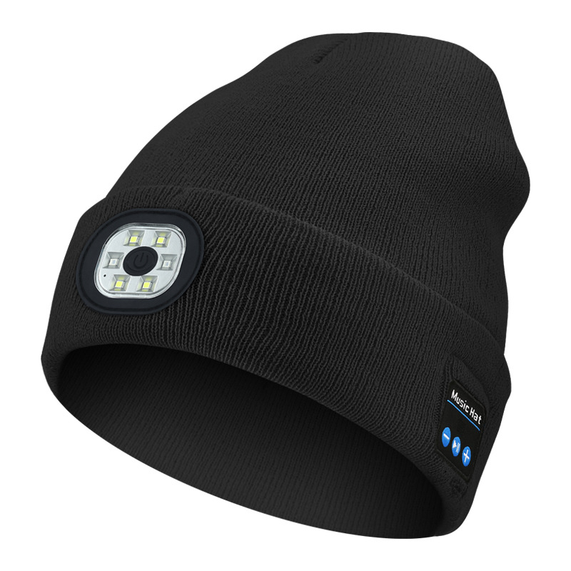Illuminated Knit Hat | Embroidered Cap