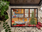 Chinese Crested Christmas Cookies Doormat
