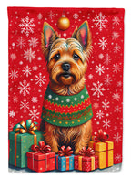 Norwich Terrier Holiday Christmas Garden Flag