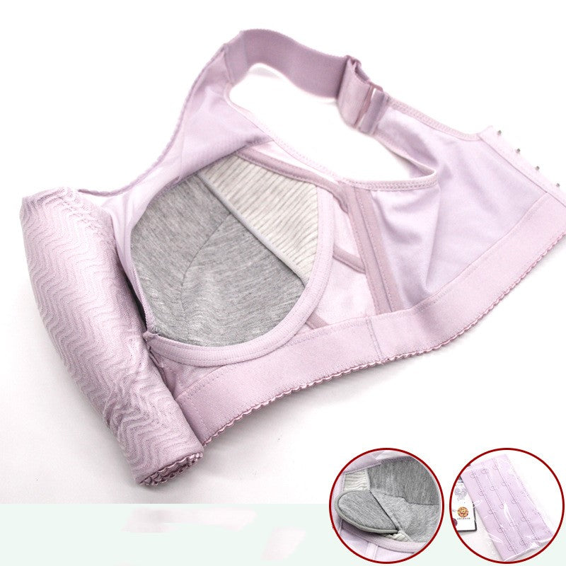 Plus Size Wireless Lace Bra with Adjustable Support