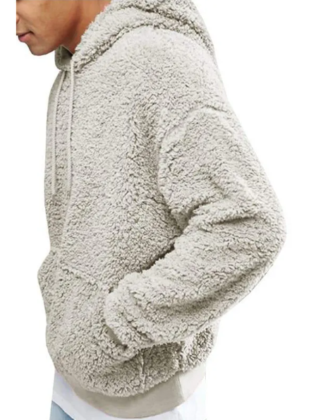 European American Wool And Fleece Hooded Men's Hoodie | Streetwear