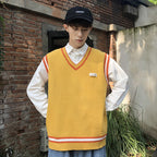 Men's Autumn V Neck Vest Sweater