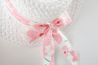 Summer Baby Girl Beach Dress with Cute Bow and Print