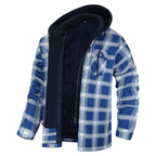 Plaid Hooded Jacket