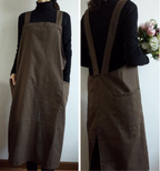 Japanese Cotton Apron Dress with Pockets