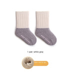 Thickened Fleece-Lined Cotton Socks for Baby (Autumn/Winter)