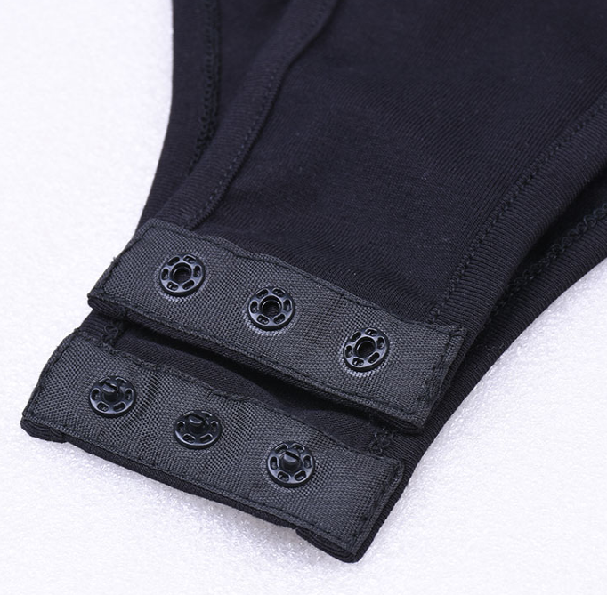 Autumn New Sexy Solid Color Long Sleeve Bodysuit Top