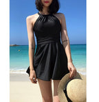 New Sleeveless Backless High-Waist Hollow Dress