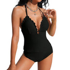2024 Women's Conservative Two-Piece Swimwear Set