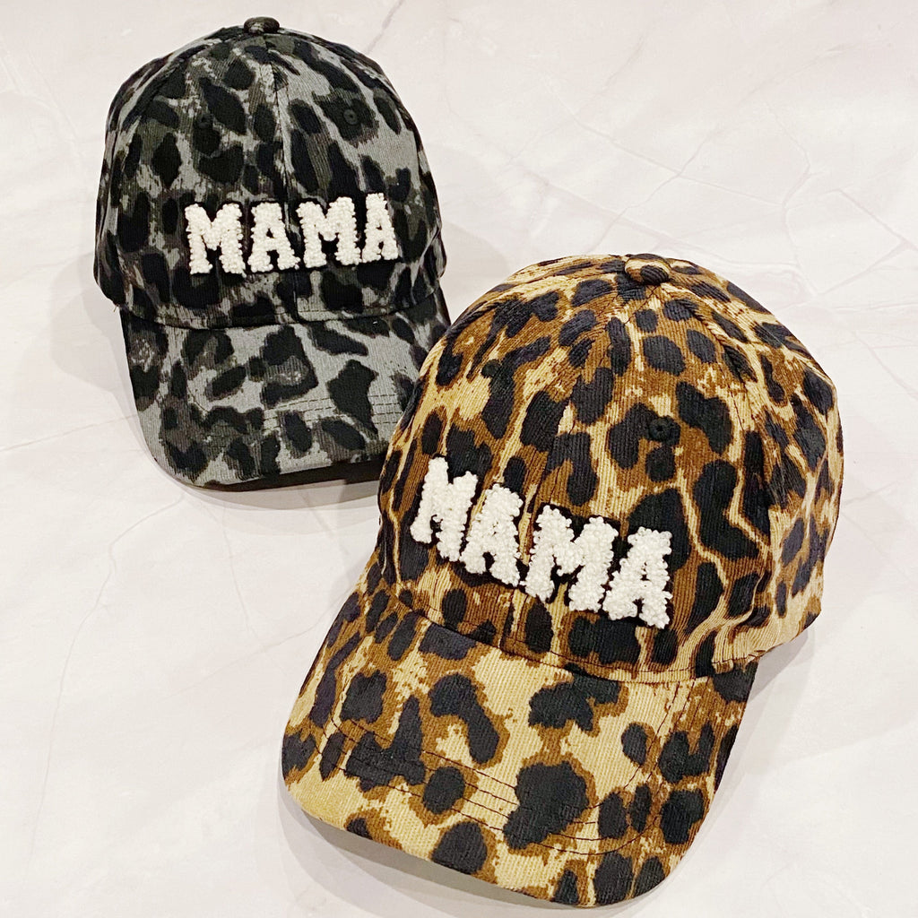 Wild Mama Corduroy Ball Cap | Embroidered Cap