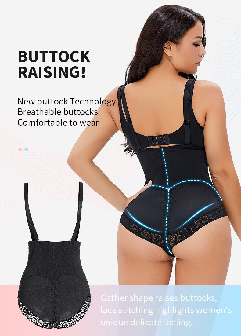 Plus Size Waist & Belly Slimming Bodysuit
