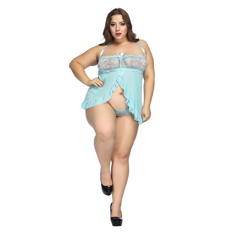 Plus Size Lace Lingerie Sleepwear for Women (Wholesale)