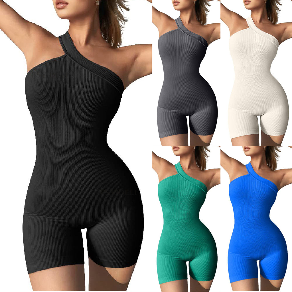 New Women's One-Piece Ribbed Bodysuit - Autumn/Winter