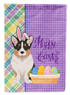 Tricolor Cardigan Corgi Easter Garden Flag