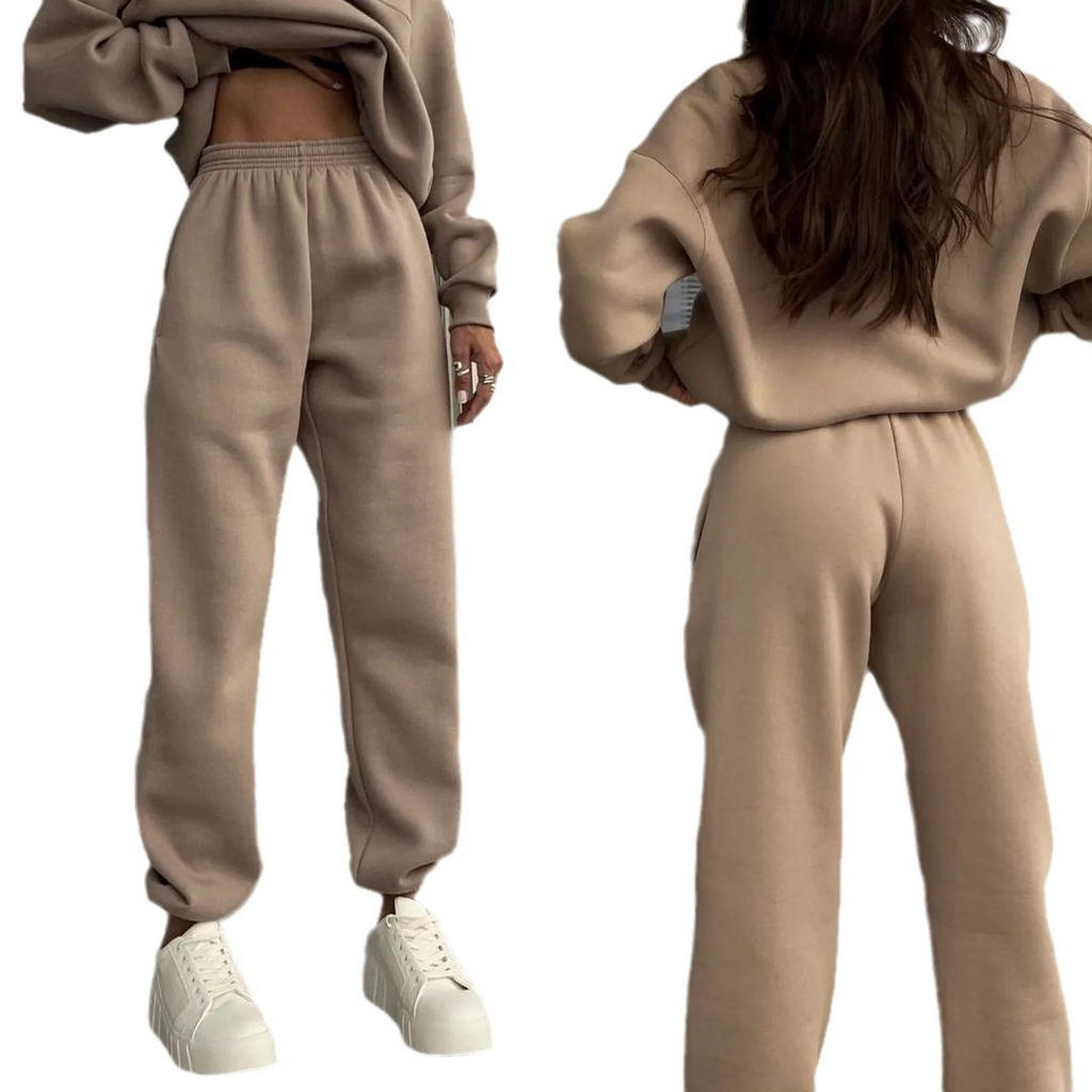 Women's Casual Fashion Sweater Trousers Suit