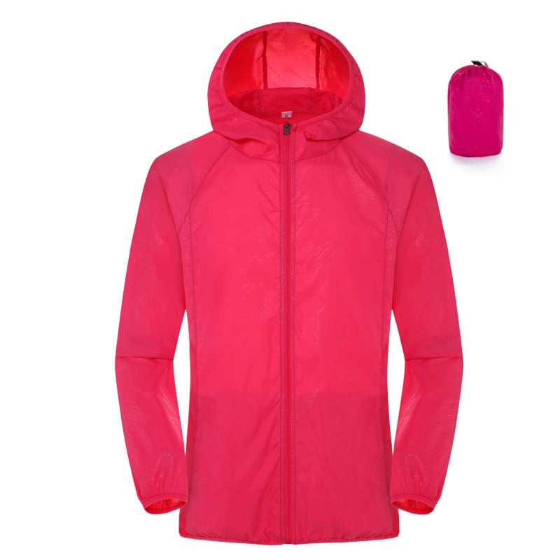Women's Lightweight Waterproof Windbreaker for Summer