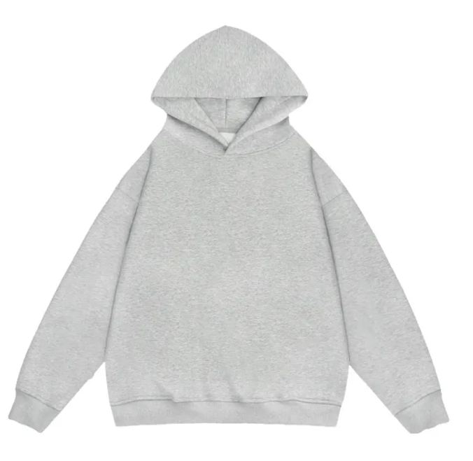 Loose All-matching Solid Color Sports Pullover Hooded Sweater Men | Streetwear