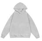 Loose All-matching Solid Color Sports Pullover Hooded Sweater Men | Streetwear