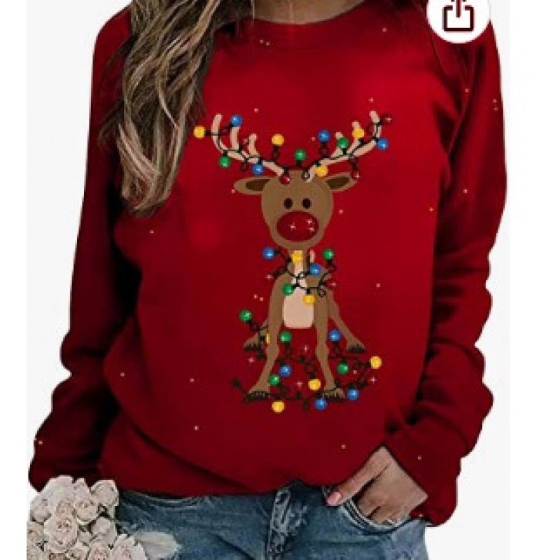 Women's Casual 3D Printed Sweater