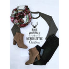 Christmas Reindeer Head Graphic Long Sleeve T-Shirt | Streetwear