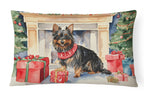 Australian Terrier Christmas Throw Pillow