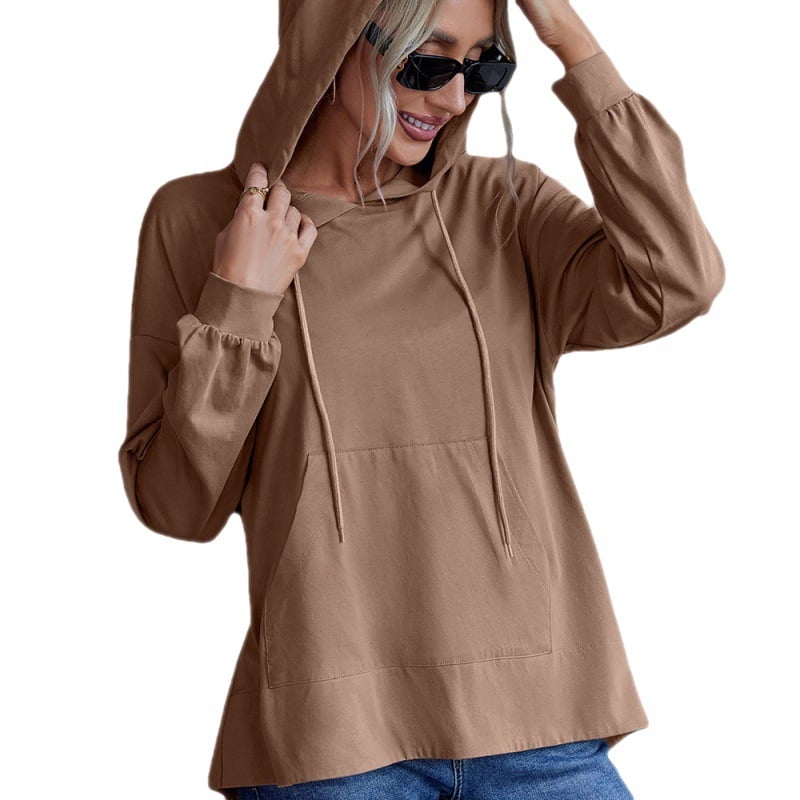 Plus Size Casual Hooded Sweatshirt with Pockets | Streetwear