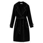 Lace-up Long Sleeve Large Lapel Jacket
