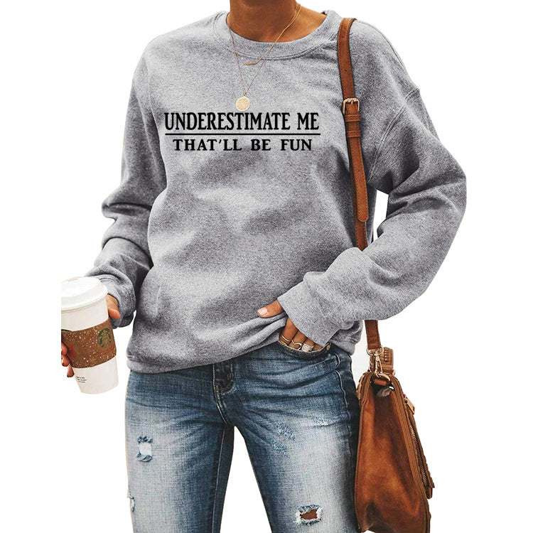 Women's Casual Long Sleeve Round Neck Sweater