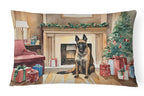 Belgian Malinois Christmas Throw Pillow