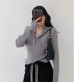 Slim Pullover Hooded Sweater for Women | Streetwear