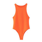 Sleeveless Round Neck Bodysuit