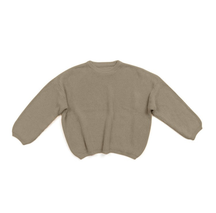 Solid Csul Sweater Slouchy Soft Wool Fitted