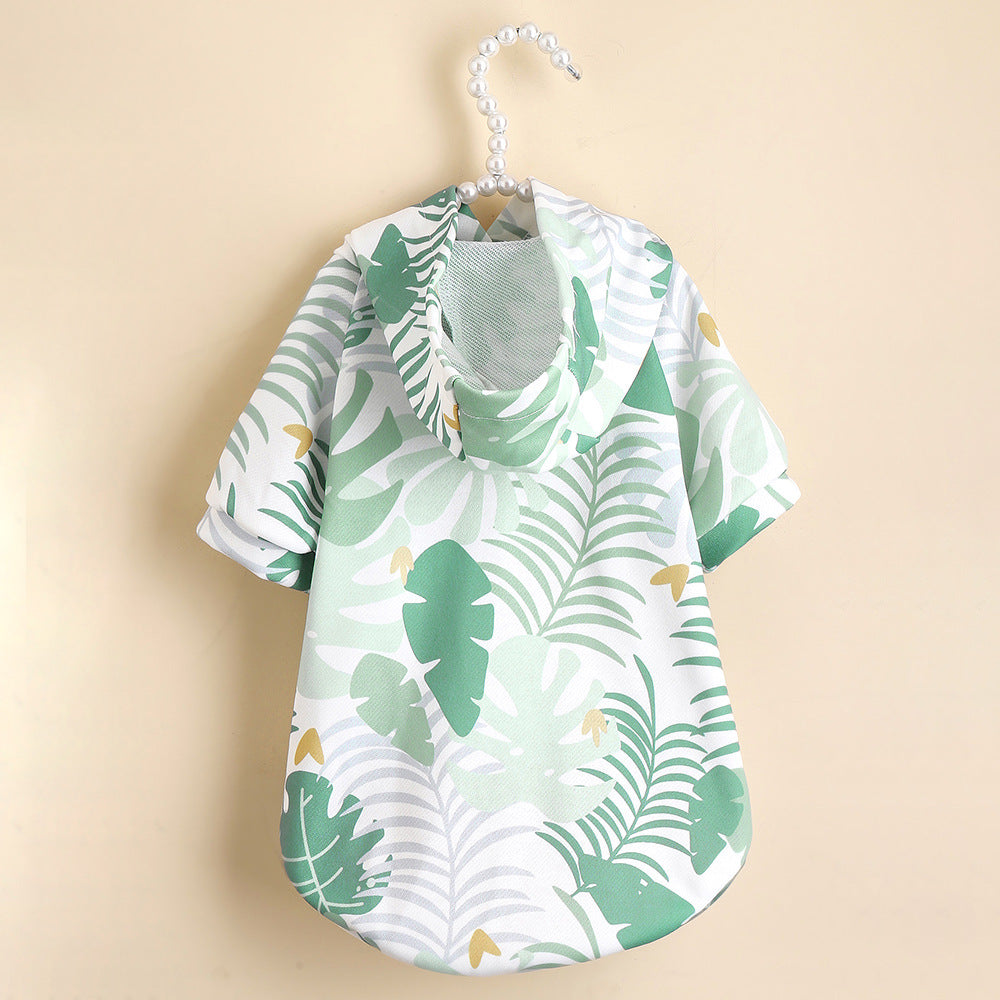 Hawaiian Resort Style Comfortable Pet Hoodie