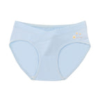 Women's Floral Embroidered Maternity Panties for Comfort