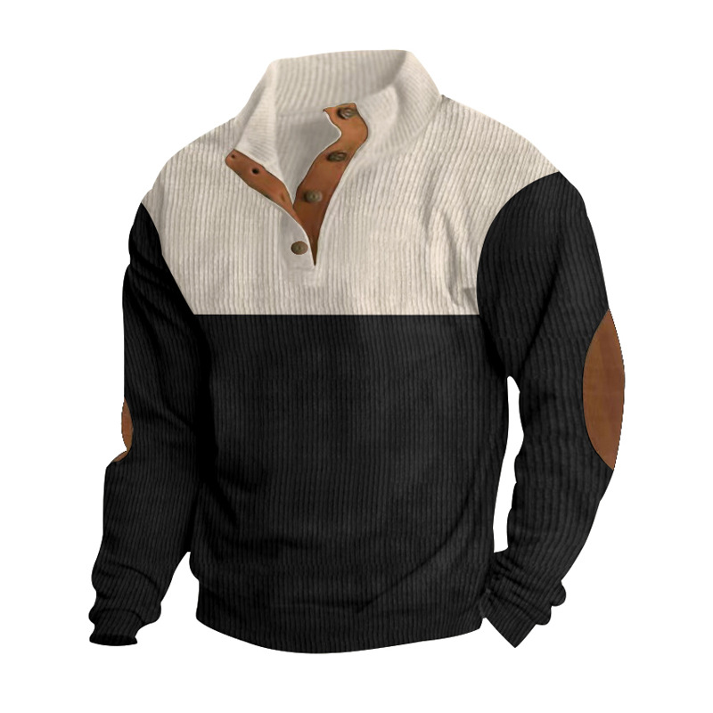 Casual Button Sweatshirt | Streetwear
