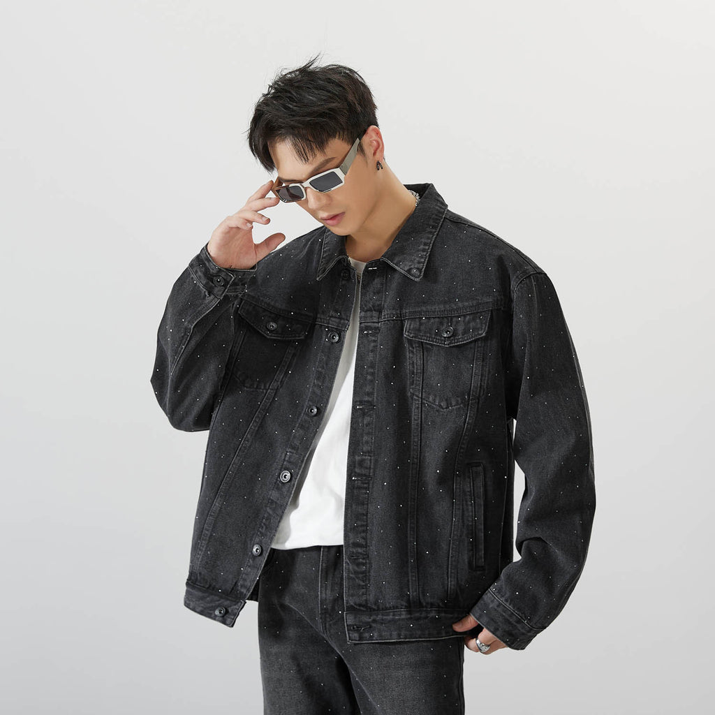 Retro Denim Jacket for Trendy Couples - Unisex Design