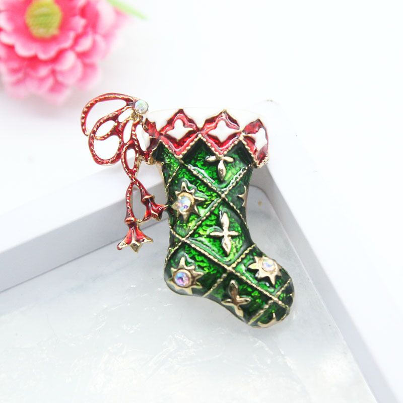 Custom Snowman and Santa Brooch for Halloween & Christmas