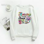 Nurse Heart Print Hoodie for Women - Fashionable Autumn/Winter | Streetwear