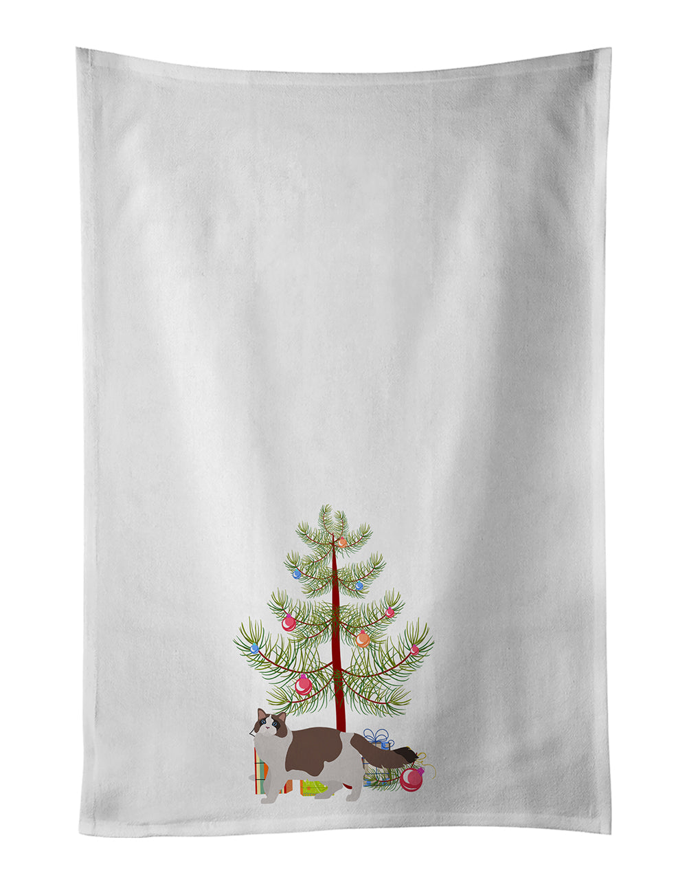 Ragdoll Cat Christmas Kitchen Towel Set of 2