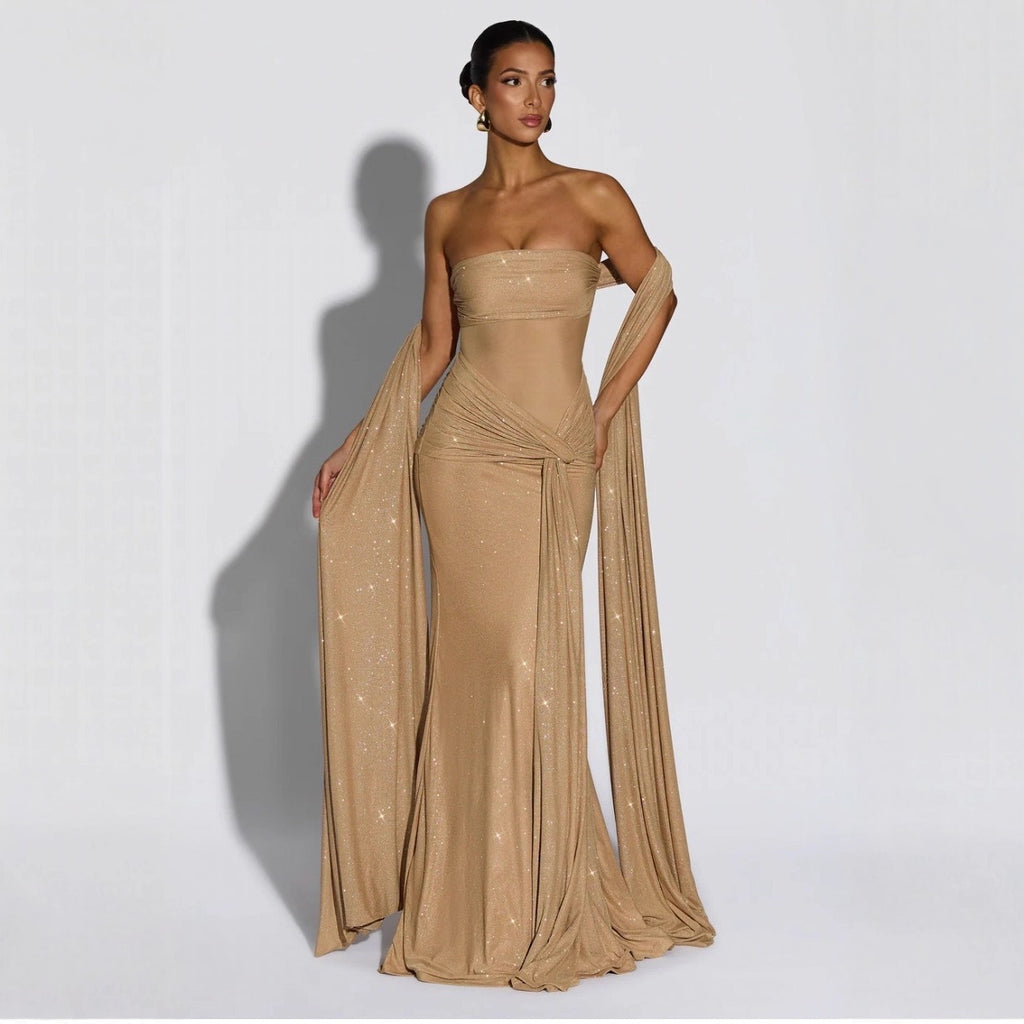 Sequin Fashion Sexy Tube Top Dress
