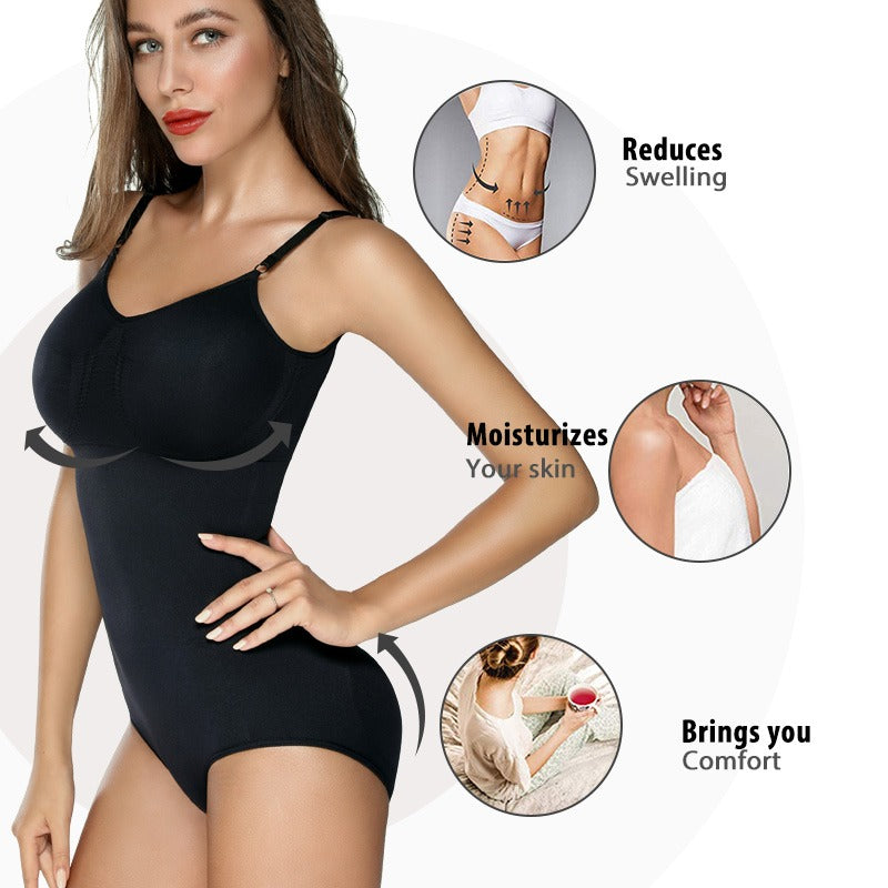 Women's Compression Bodysuit Waist Trainer Shapewear
