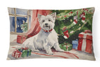 Westie Christmas Throw Pillow