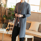Men's Mid-Length Windbreaker for Spring and Fall