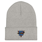 80's Line Cuffed Beanie | Embroidered Cap