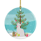 Arabian Mau Cat Christmas Ceramic Ornament