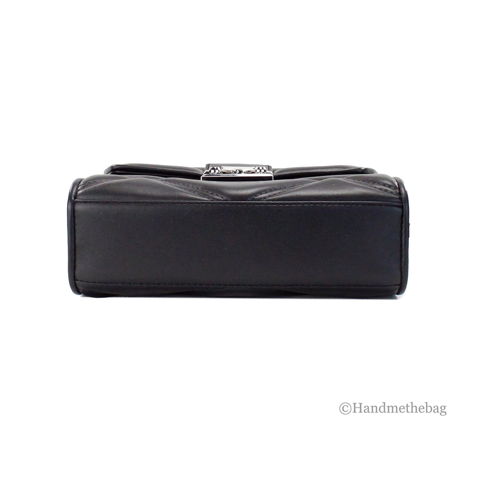 Michael Kors Serena Black Quilted Leather Shoulder Bag