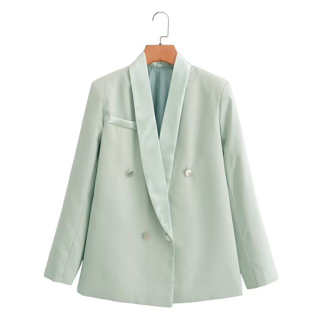 Buttoned Suit Jacket