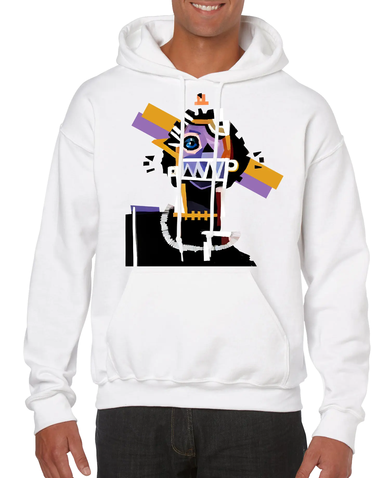 Neocubism Artwork Men’s Hoodie | Streetwear