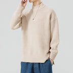 Men's Casual Knitwear Half High Neck Sweater